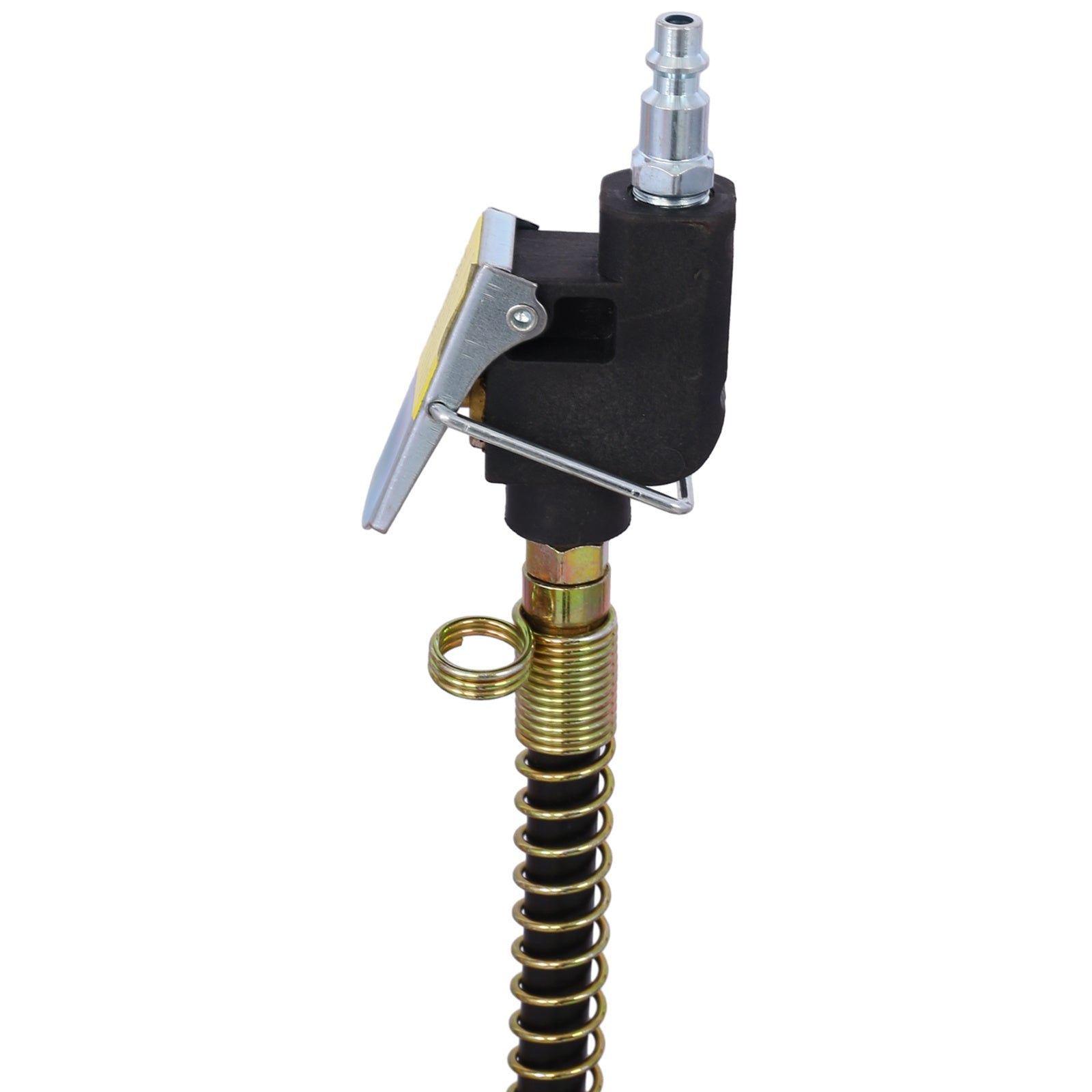 35 Ton Hydraulic Floor Jack Air-Operated Axle Bottle Jack with (4) Extension Saddle Set Built-in Wheels, Red