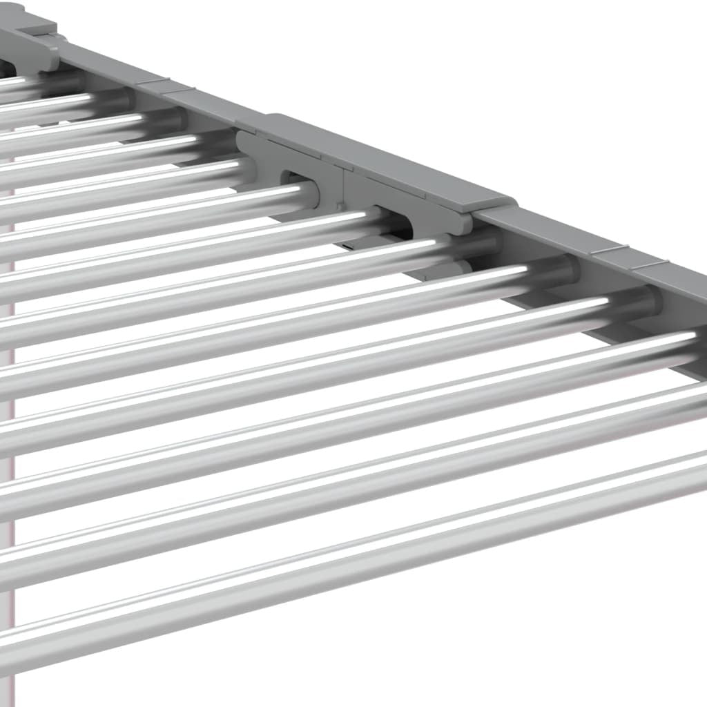Laundry Dryer 32.7"x(19.7"-21.7")x(15.7"-33.5") Aluminum