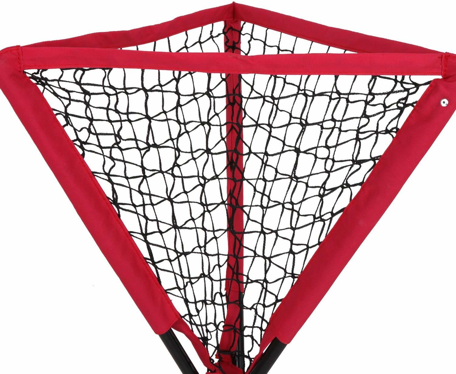 Portable Batting Movable Baseball & Softball Practice Ball Caddy Stands Foldable Pyramid Net Stand Training Softball Tennis Ball - WoodPoly.com