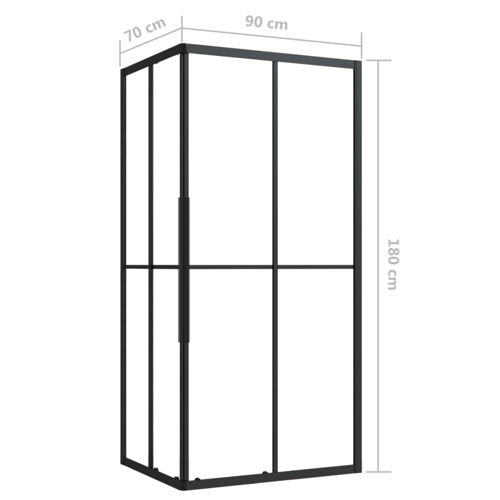 Shower Cabin ESG 35.4"x27.6"x70.9"