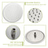 10" Round Rain Shower Head Systems with Waterfall Tub Spout, Brushed Nickel,Wall Mounted shower