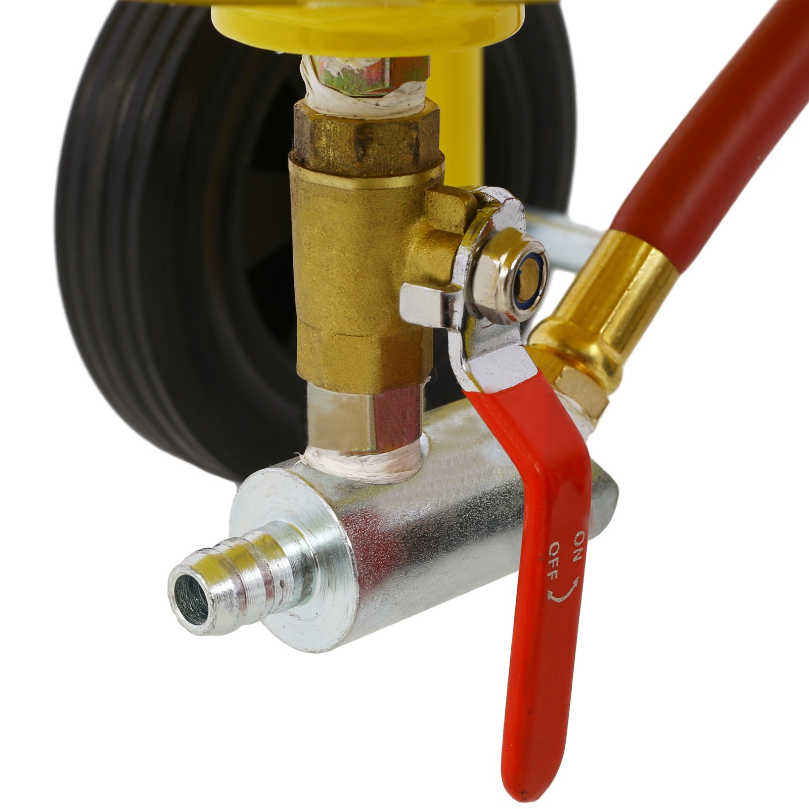 10Gal Pot Sandblaster, 125 Psi Pressure Sand Blasting Complete Kit for Paint, Stain, Rust Removal and Special Surface Treatment of Material