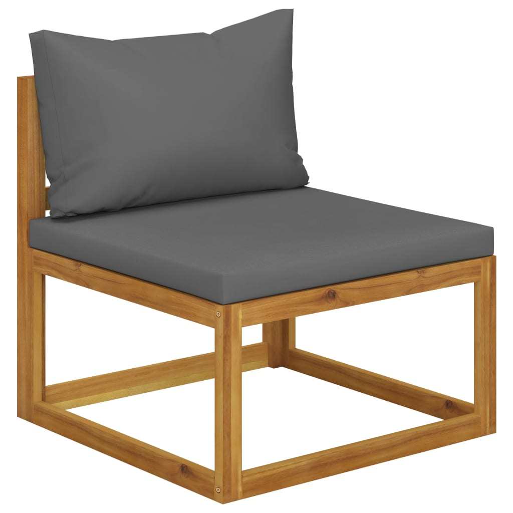 12 Piece Patio Lounge Set with Cushion Solid Acacia Wood - WoodPoly.com