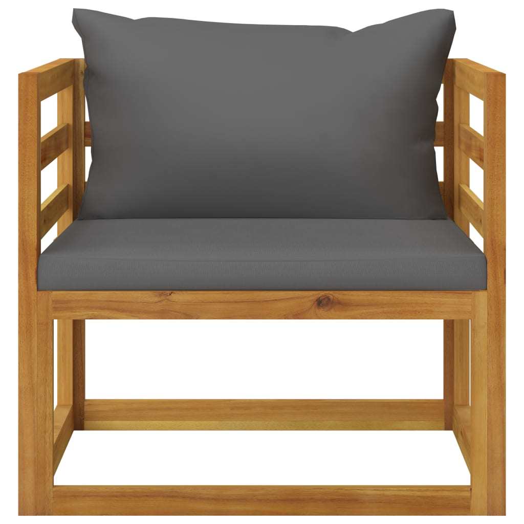 12 Piece Patio Lounge Set with Cushion Solid Acacia Wood - WoodPoly.com