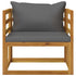 12 Piece Patio Lounge Set with Cushion Solid Acacia Wood - WoodPoly.com