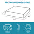 120 Gal. Outdoor Wicker Storage Box Waterproof, Resin Rattan Deck Box for Patio Garden Furniture, Outdoor Cushion Storage