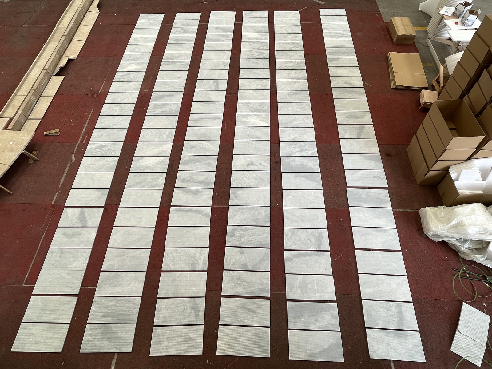 12*24 Carrara Marble, Gray marble, natural marble, for wall, OL textured finished, natural stone