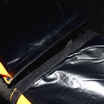 12FT Outdoor Big Trampoline With Inner Safety Enclosure Net, Ladder, PVC Spring Cover Padding, For Kids, Black&Orange Color