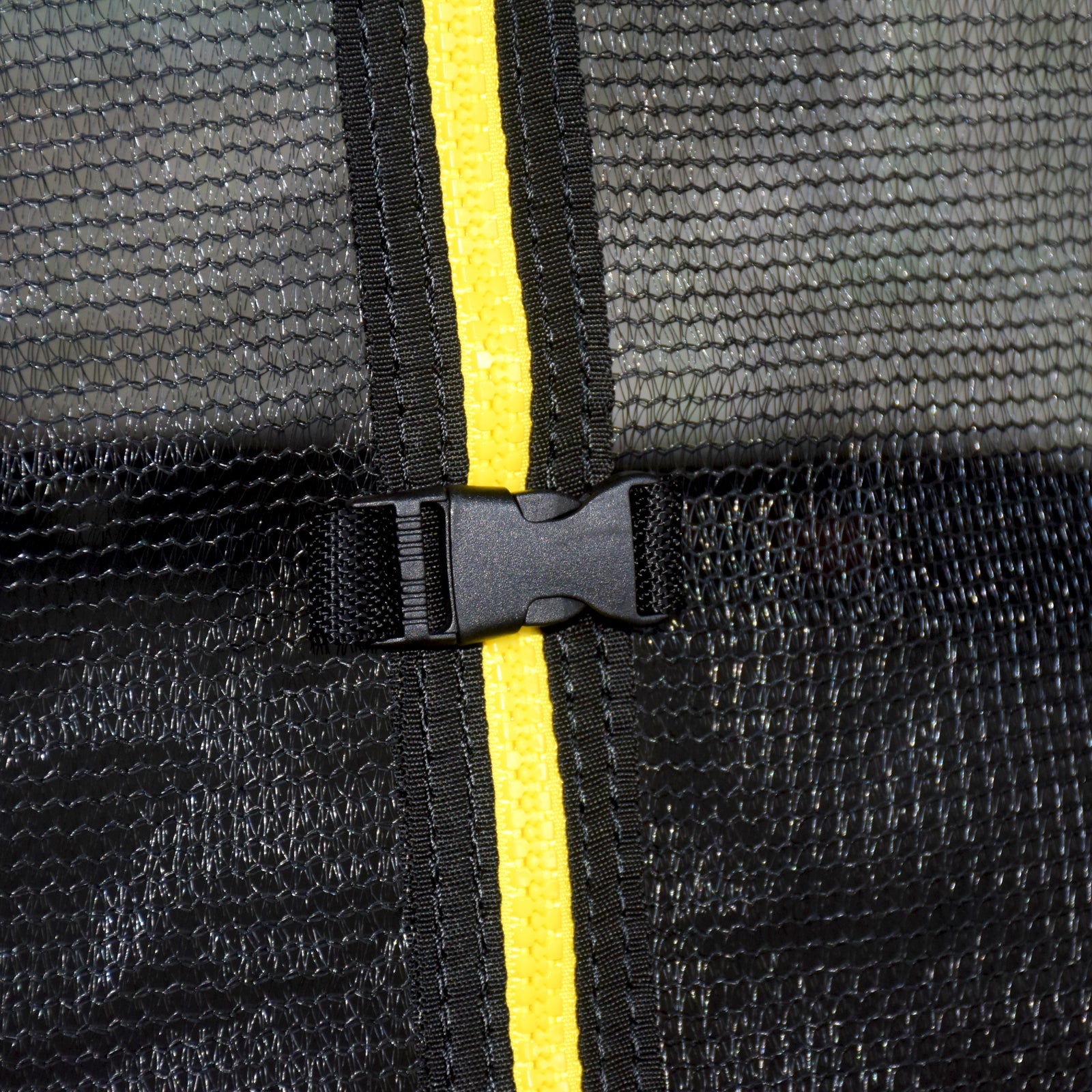 12FT Outdoor Big Trampoline With Inner Safety Enclosure Net, Ladder, PVC Spring Cover Padding, For Kids, Black&Orange Color