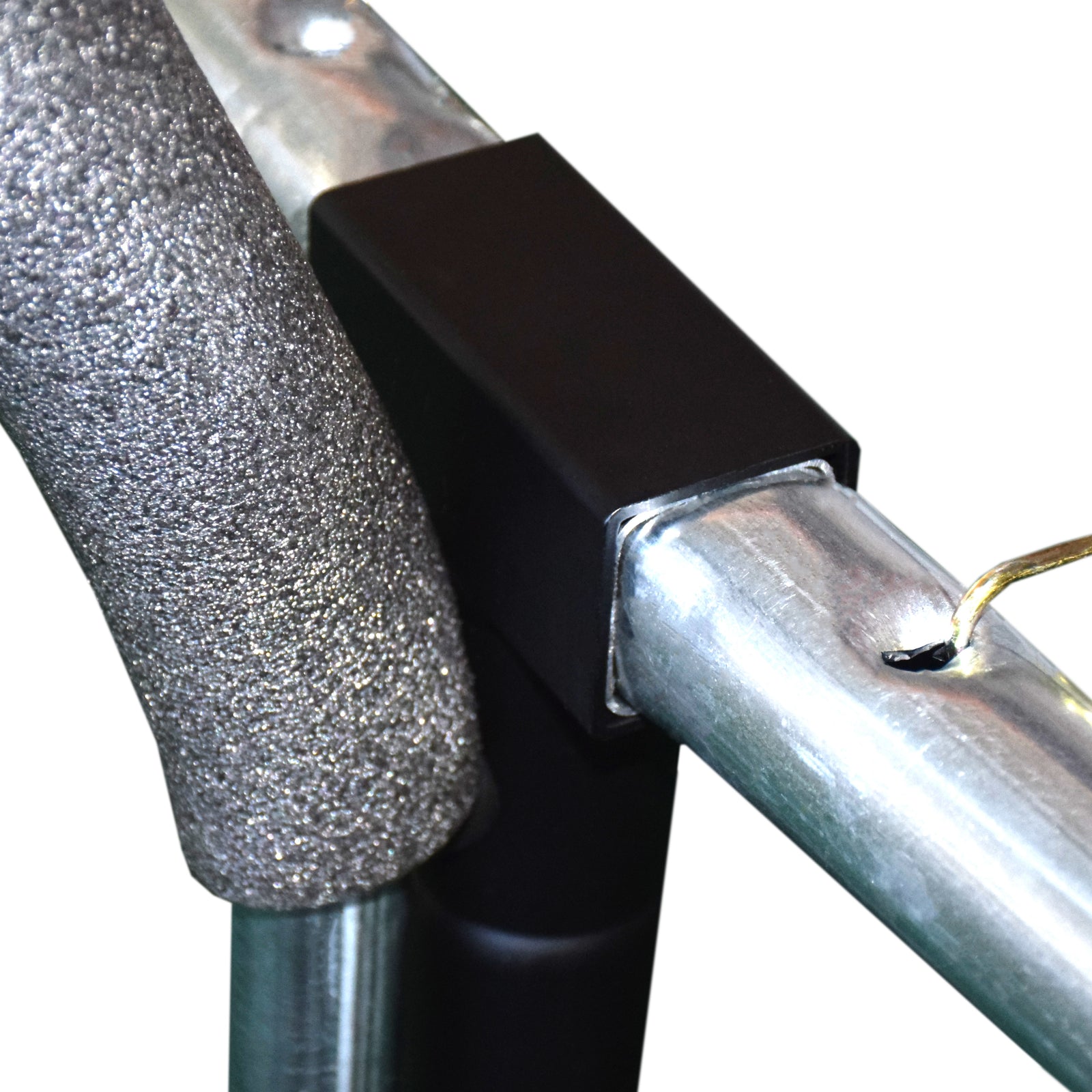 12FT Outdoor Big Trampoline With Inner Safety Enclosure Net, Ladder, PVC Spring Cover Padding, For Kids, Black&Orange Color