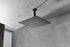 16 Inch Square Rain Shower Head Matte Black 304 Stainless Steel Showerhead