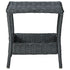 2 Piece Patio Lounge Set with Cushions Poly Rattan Dark Gray - WoodPoly.com