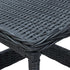2 Piece Patio Lounge Set with Cushions Poly Rattan Dark Gray - WoodPoly.com
