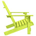 2-Seater Patio Adirondack Chair Solid Wood Fir Green