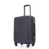 20" Carry on Luggage Lightweight Suitcase, Spinner Wheels, Black