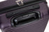 20" Carry on Luggage Lightweight Suitcase, Spinner Wheels, Purple