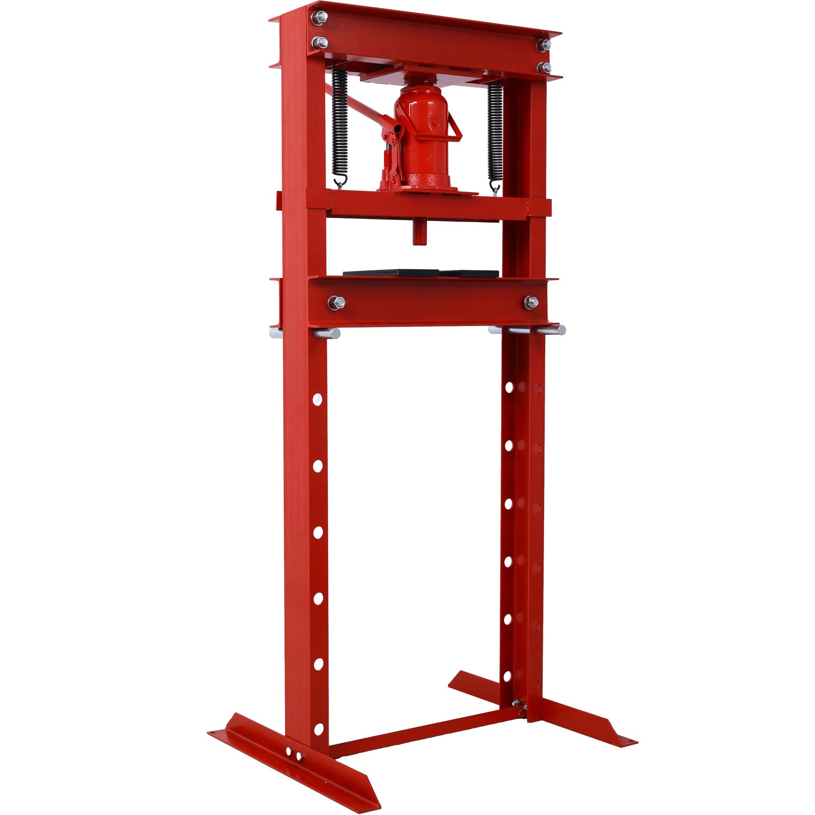 20 Ton Bottle Jack Shop Press, Bend, Straighten, or Press Parts, Install Bearings, U-Joints, Bushings, Ball Joints, and Pulleys,RED