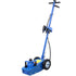 22 Ton Hydraulic Floor Jack Air-Operated Axle Bottle Jack with (4) Extension Saddle Set Built-in Wheels, Blue