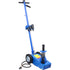 22 Ton Hydraulic Floor Jack Air-Operated Axle Bottle Jack with (4) Extension Saddle Set Built-in Wheels, Blue