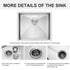 23 Inch Undermount Sink - 23"x18"x10" Undermount Stainless Steel Kitchen Sink 16 Gauge 10 Inch Deep Single Bowl Kitchen Sink Basin