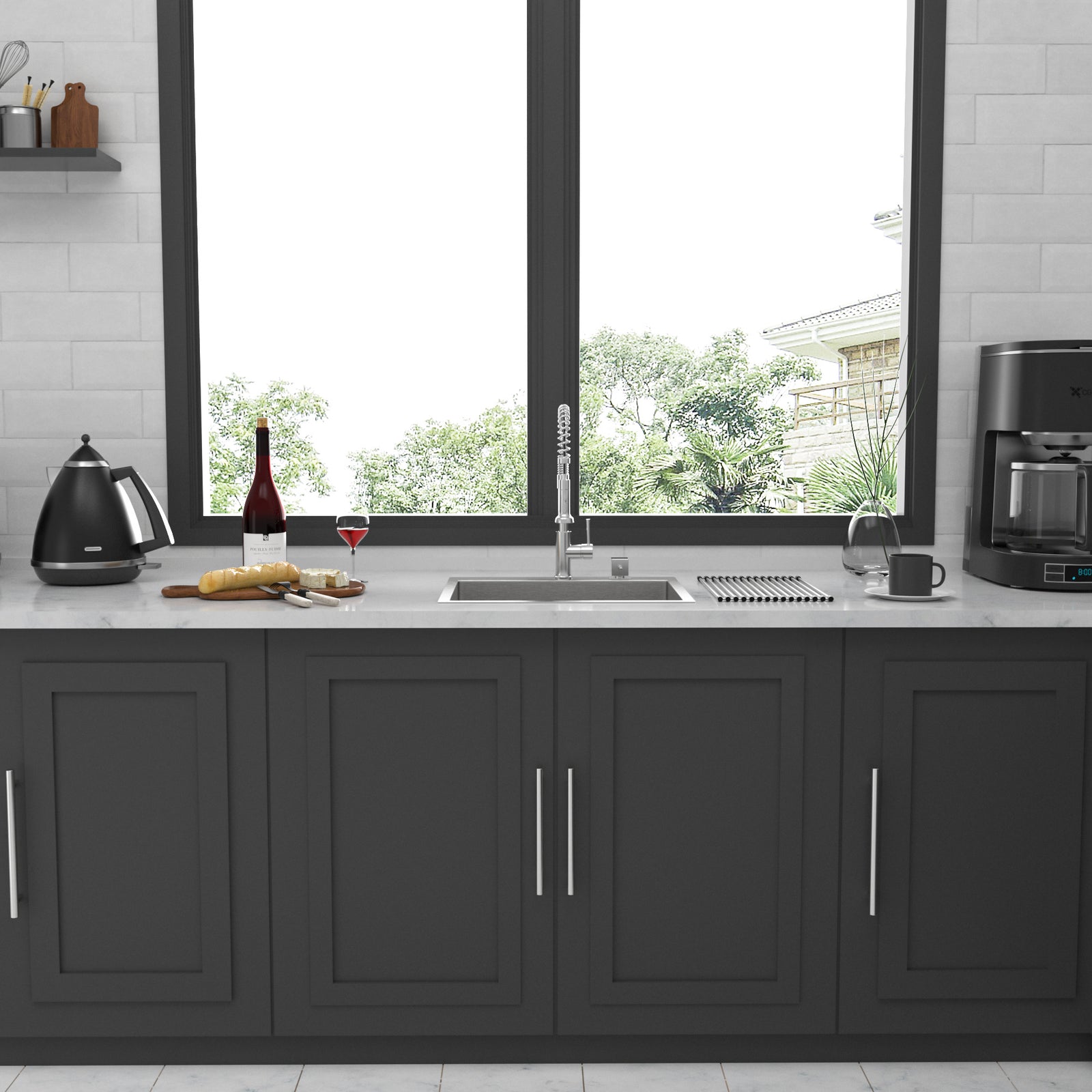 28x22x10 inch Kitchen Sink Drop In 16 Gauge Stainless Steel 28