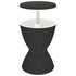 3-in-1 Ice Cooler Table Black Polypropylene