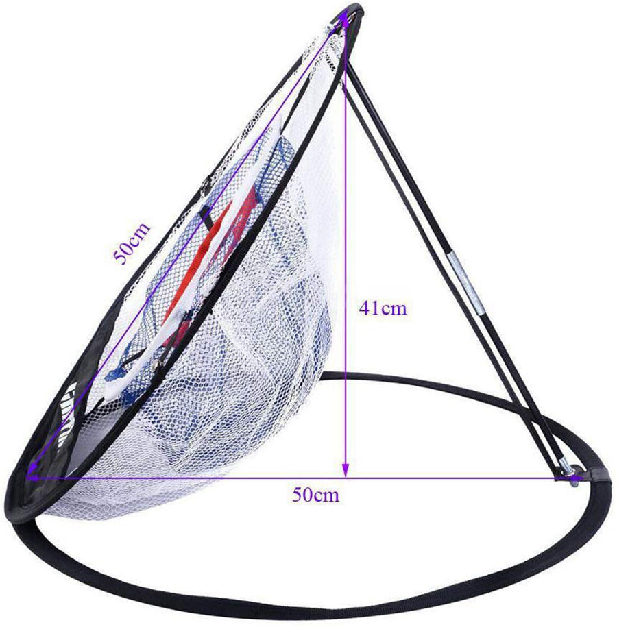 3-Layer Practice Net Portable Golf Chipping Net for Outdoor Indoor Backyard Sports Training Equipment Easy to Carry and Foldable - WoodPoly.com