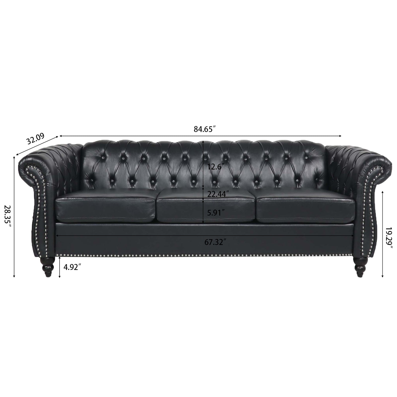 3 Piece Configurable Living Room Set