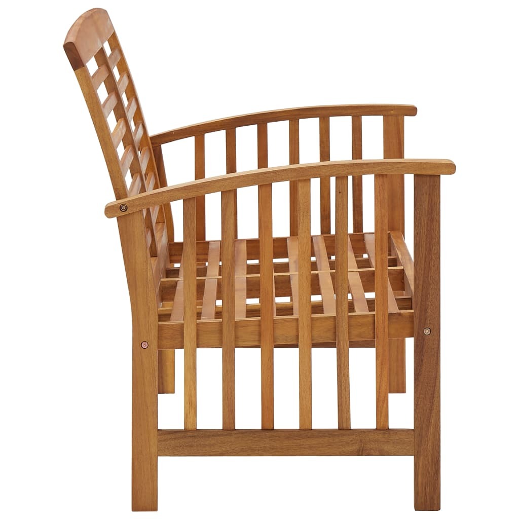 3 Piece Patio Lounge Set Solid Acacia Wood - WoodPoly.com