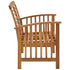 3 Piece Patio Lounge Set Solid Acacia Wood - WoodPoly.com