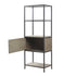 3-Shelf Bookcase with Storage Cabinet