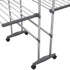 3-Tier Laundry Drying Rack with Wheels Silver 23.6"x27.6"x50.8"