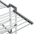 3-Tier Laundry Drying Rack with Wheels Silver 23.6"x27.6"x50.8"