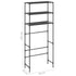 3-Tier Storage Rack over Laundry Machine Black 27.2"x11"x66.5"