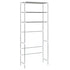3-Tier Storage Rack over Laundry Machine Silver 27.2"x11"x66.5"