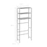 3-Tier Storage Rack over Laundry Machine Silver 27.2"x11"x66.5"