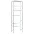 3-Tier Storage Rack over Toilet Silver 20.9"x11"x66.5"