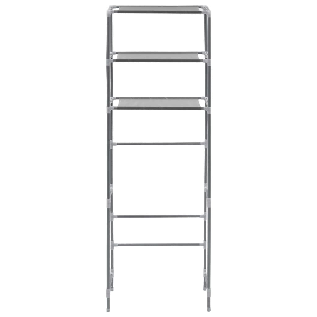 3-Tier Storage Rack over Toilet Silver 20.9"x11"x66.5"