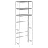 3-Tier Storage Rack over Toilet Silver 20.9"x11"x66.5"