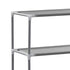 3-Tier Storage Rack over Toilet Silver 20.9"x11"x66.5"