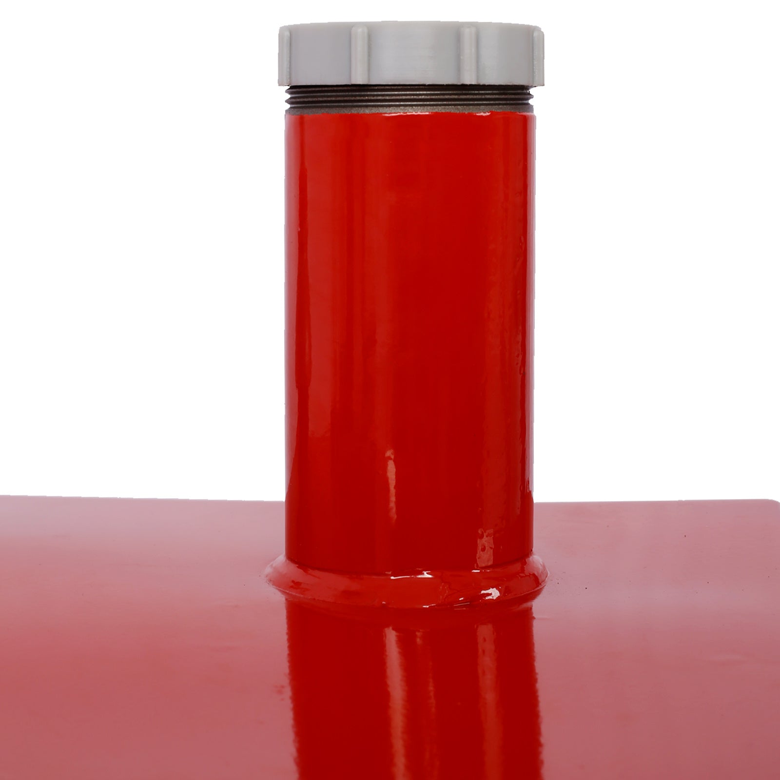 30 Gallon Gas Caddy With Wheels, Fuel Transfer Tank Gasoline Diesel Can Reversible Rotary Hand Siphon Pump, Fuel Storage Tank For Automobiles ATV Car Mowers Tractors Boat Motorcycle(Red)