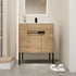 30 Inch Bathroom Vanity With Sink, Freestanding Bathroom Vanity or Floating is Optional Conversion