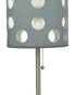 30"H GREY/WHITE RETRO TABLE LAMP