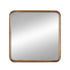 32"x32" Square Mirror with Wood Frame, Wall Mirror for Living Room Bathroom Entryway