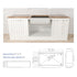 33 Farmhouse Sink Workstation - 33*21*9 Inch Kitchen Sink Stainless Steel 18 gauge Apron Front Kitchen Sink