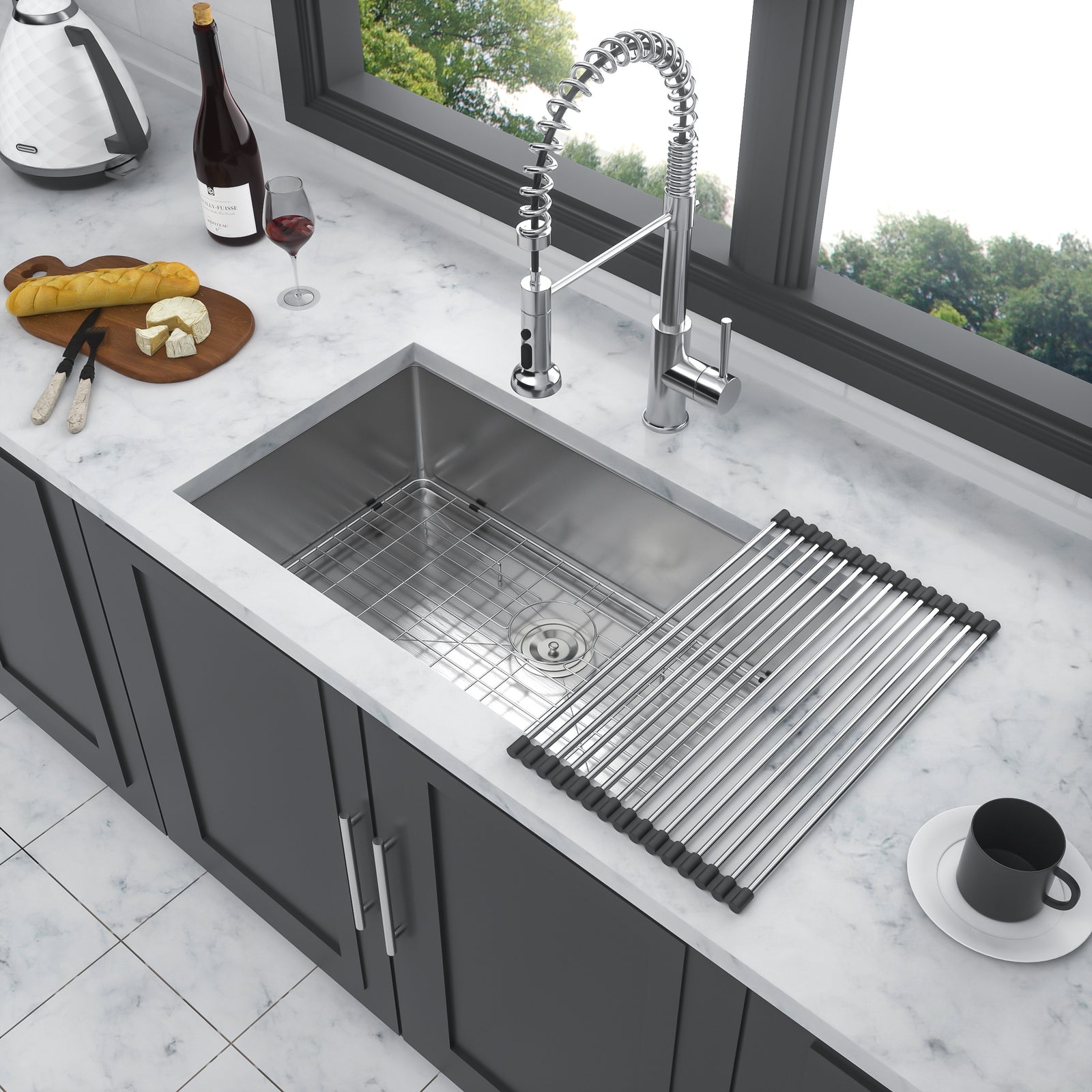 33 Inch Undermount Sink - 33