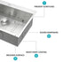 33x22 inch Kitchen Sink Drop In 18 Gauge Stainless Steel 33" Single Bowl Topmount Kitchen Sink Basin