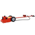 35 Ton Hydraulic Floor Jack Air-Operated Axle Bottle Jack with (4) Extension Saddle Set Built-in Wheels, Red