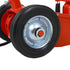 35 Ton Hydraulic Floor Jack Air-Operated Axle Bottle Jack with (4) Extension Saddle Set Built-in Wheels, Red