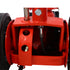 35 Ton Hydraulic Floor Jack Air-Operated Axle Bottle Jack with (4) Extension Saddle Set Built-in Wheels, Red